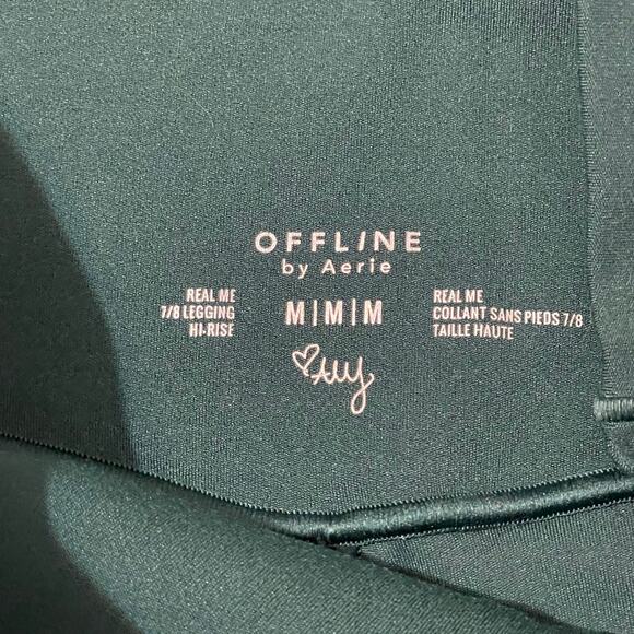 OFFLINE by Aerie x Aly Raisman Legging Real Me Crossover High Waist Leopard sz M - Picture 9 of 9